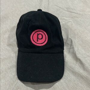 Black Cap with Pink Pure Barre Logo